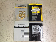 2001 TOYOTA COROLLA Service Repair Shop Workshop Manual Set W EWD & Transaxle +