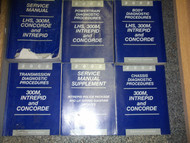 2002 Chrysler Concorde Dodge Intrepid 300M LHS Service Shop Repair Manual Set
