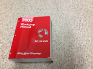 2003 Ford Mustang Gt Cobra Mach Service Shop Repair Workshop Manual BRAND NEW