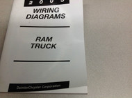 2005 DODGE RAM TRUCK Cummins Diesel Electrical Wiring Diagram Shop Manual EWD