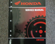 2012 HONDA CRF250R CRF 250R Service Repair Shop Manual FACTORY BRAND NEW OEM