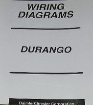 2006 Dodge Durango Truck Electrical Wiring Diagram Manual Troubleshooting NEW