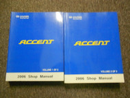 2006 HYUNDAI ACCENT Service Repair Shop Workshop Manual FACTORY OEM BOOK