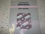 2007 Toyota SIENNA Electrical WIRING Service Shop Repair Manual FACTORY EWD