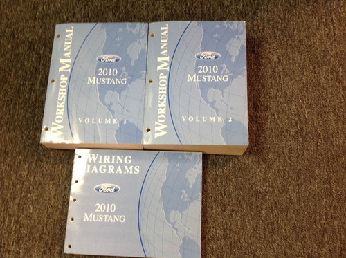 2010 Ford Mustang Gt Cobra Mach Service Shop Repair Workshop Manual Set W Ewd