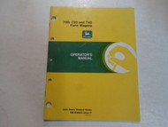 John Deere 700 720 740 Farm Wagons Operators Manual MINOR WEAR FACTORY OEM DEAL