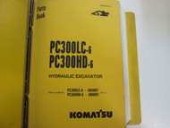 Komatsu PC300LC-6 PC300HD-6 Excavators Parts Catalog Manual Factory Book OEM x