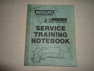 Mercury Mariner Outboards Service Training Notebook Manual DAMAGED STAINED OEM