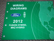 2012 FORD Fusion Lincoln MKZ Hybrid Wiring Diagram Shop Service Manual OEM EWD