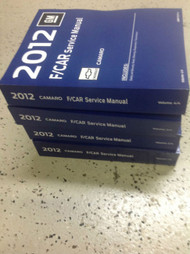 2012 Chevrolet Chevy CAMARO Service Shop Repair Manual Set FACTORY NEW 2012
