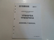 2011 Yamaha YFM40FBA YFM40FBHA Big Bear 400 Assembly Manual FACTORY OEM BOOK 11