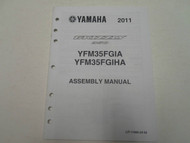 2011 Yamaha Grizzly 350 YFM35FGIA YFM35FGIHA Assembly Manual FACTORY OEM BOOK 11