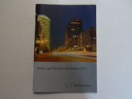 2011 Mercedes Benz Service & Warranty Information Booklet Manual FACTORY OEM 11
