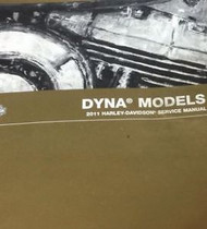 2011 Harley Davidson DYNA MODELS Service Repair Shop Manual Set W Electrical BK