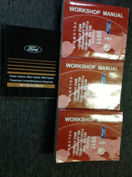 2011 Ford Fusion Lincoln MKZ Milan Hybrid Service Shop Repair Manual Set 4 vol