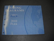 2010 Ford Flex Electrical Wiring Diagram Troubleshooting Shop Manual EWD NEW OEM