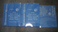 2010 FORD Explorer MERCURY Mountaineer Sport Trac Service Shop Manual Set W EWD