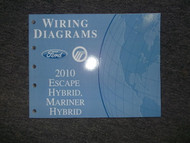 2010 FORD ESCAPE HYBRID Electrical Wiring Diagram EWD Service Shop Repair Manual
