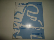 2009 Yamaha WR250FY Owners Service Repair Shop Manual FACTORY OEM BOOK 09