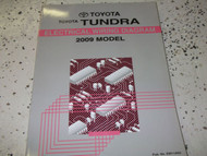 2009 Toyota TUNDRA Electrical WIRING Diagram Service Shop Repair Manual EWD