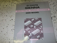 2009 Toyota SIENNA Electrical WIRING Diagram Service Shop Repair Manual EWD