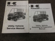 2009 Kawasaki MULE 4010 TRANS 4X4 DIESEL UTILITY Service Repair Shop Manual SET