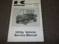 2009 Kawasaki MULE 4010 TRANS 4X4 DIESEL UTILITY Service Repair Shop Manual OEM