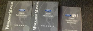 2009 Ford Mustang Gt Cobra Mach Service Shop Repair Manual Set W INSPECTION BOOK