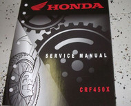 2009 2010 2011 Honda CRF450X CRF 450X Motorcycle Shop Service Repair Manual NEW