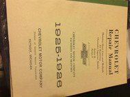 1925 1926 CHEVY Chevrolet SERIES K & V Service Repair Shop Manual REPRINT NEW
