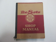 1950 Chrysler DeSoto Models S11 S13 S14 Shop Manual WEAR DAMAGED FACTORY OEM 50