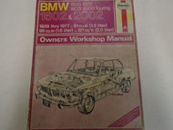 1959 1977 BMW Haynes 1500 1502 1602 2002 1.5 1.6 Owners Service Workshop Manual