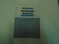 1960 thru 1992 Mercury/Mariner Quicksilver Quickits Parts Catalog 90-823294