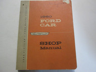 1960 Ford ALL MODELS Fairlane Galaxie Car Service Shop Repair Workshop Manual x