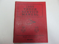 1959 Chrysler Truck Dodge Fargo D100 D300 400 500 700 FM6 FM8 Service Manual