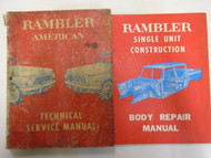 1961 AMC Rambler American Service & Body Repair Manual Set FACTORY OEM Books ***