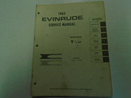 1965 Evinrude Service Shop Repair Manual 9 1/2 HP Factory OEM Book Used