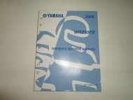 2008 Yamaha WR250FX Owners Service Repair Shop Manual FACTORY OEM BOOK 08