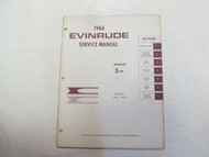 1966 Evinrude Service Shop Repair Manual 5 HP Angler 5602 5603 MINOR STAINS OEM