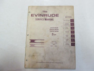 1966 Evinrude 3 HP LIGHTWIN DUCKTWIN YACHTWIN Service Manual STAINED FACTORY 66