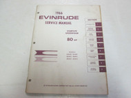 1966 Evinrude 80 HP STARFLITE SPEEDIFOUR Service Repair Manual STAINS FACTORY 66