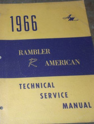 1966 AMC RAMBLER American Service Shop Repair Workshop Manual FACTORY OEM