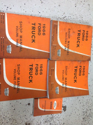 1966 Ford Truck Workshop Service Shop Repair Manual Set W Specifications OEM