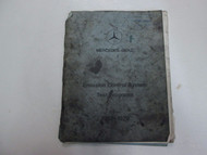 1968 1979 Mercedes Emission Control System Test Programs Manual DAMAGE STAINS