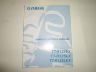 2008 Yamaha TT-R125EX TT-R125LX TT-R125LEX Service Manual 1st EDITION FACTORY 08