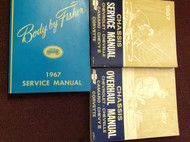 1967 GM Chevy Chevelle Camaro Chevy II Corvette Service Shop Manual Set OEM