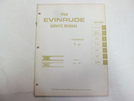 1968 Evinrude Service Shop Repair Manual 6HP FISHERMAN STAINED FACTORY OEM DEAL