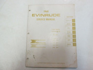 1968 Evinrude 3 HP Lightwin Yachtwin Service Repair Manual STAINS WORN FACTORY