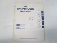 1969 Evinrude SPORTWIN 9 1/2 HP Service Shop Repair Manual STAINS FACTORY OEM 69