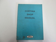 1972 1973 FORD CORTINA Service Repair Manual FACTORY USED STAINS WRITING OEM